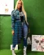 SC Camouflage Print Mesh Patchwork Jacket Coats MIL-072