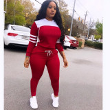 SC Casual Hoodies Tracksuit Two Piece Sets YN-067