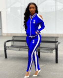 SC Casual Tracksuit Cold Shoulder Two Piece Sets YNB-7050