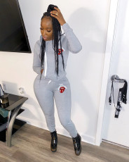 SC Casual Tracksuit Hoodies Sweatpants Two Piece Sets SMD-5003