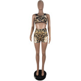 SC Sexy Printed Cami Top And Shorts 2 Piece Sets CHY-1197