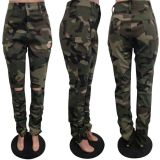 SC Classic Heap Camouflage Hole Trousers LSD-8632