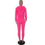 SC Casual Sports Hooded Long Sleeve 2 Piece Sets ARM-8155