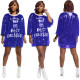 SC Sexy Letter Sequin Dress SFY-068