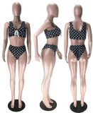 SC Polka Dot Print Swimsuit Sexy Bikini Sets MX-10875
