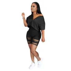 SC Plus Size Fashion Casual Two-piece Set QY-Q5183