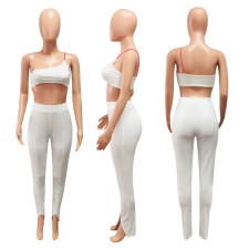 SC Sexy Tube Top And Pants Fitness Two Piece Sets NIK-124