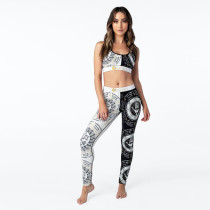 SC Sexy Letter Print Tank Top And Pants Two Piece Sets LSL-6352