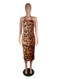 SC Leopard/Camo/Snakeskin Print Backless Slip Dress MK-3005