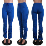 SC Solid Casual Fitness Skinny Long Stacked Sweatpants YIY-5168-1