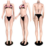 SC Leopard Camo Print Swimsuits Sexy Bikinis Sets MDF-5144