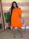 SC New Summer Fashion Clothes Bubble Sleeve Pullover Lantern Dress AIL-107