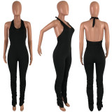 SC Sexy Halter Backless Split Stacked Jumpsuits CYAO-8566-1