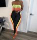 SC Sexy Tassel Tube Top Long Pants Two Piece Suits YS-8530