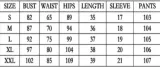 SC Fashion Solid Color Short Sleeve Shirt Crop Top Stacked Pants Suit QZX-6146