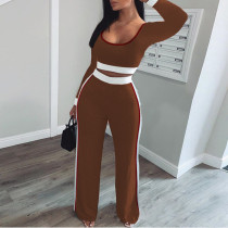 SC Casual Long Sleeve Two Piece Pants Set MEI-9102