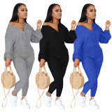 SC Solid Long Sleeve One Piece Jumpsuits ARM-8219