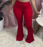 SC Plus Size 4XL Solid Color New Sexy Casual Slim Fit Big Flared Trousers SMD-5012