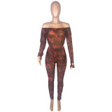 SC Sexy Mesh See Through Bodysuit And Pant Sets MEI-9060