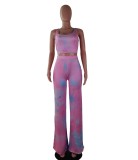 SC Tie Dye Tank Tops And Pants Two Piece Sets SMF-8025