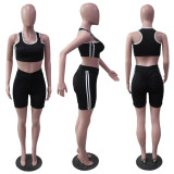 SC Casual Fitness Tank Top And Shorts 2 Piece Sets YUF-9005