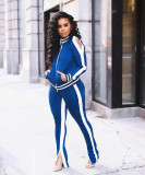 SC Casual Tracksuit Long Sleeve Two Piece Suits IV-8055