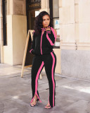 SC Casual Tracksuit Long Sleeve Two Piece Suits IV-8055