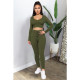 SC Solid Hooded Long Sleeve Tight Two Piece Sets ASL-6299
