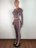SC Fashion Ruffled Long Sleeve Two Piece Set LX-6876