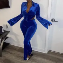 SC Fashion Sexy Solid Color Two Piece Set XYF-9056
