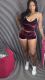 SC Sexy Velvet Cami Tops And Shorts 2 Piece Sets LSD-8784