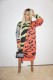 SC Plus Size Printed Full Sleeve Loose Long Dress YIY-5225