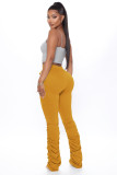 SC Casual Solid Hole Stacked Pants LX-6139