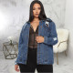 SC Plus Size 5XL Casual Denim Ripped Hole Jacket Coat SMR-9867