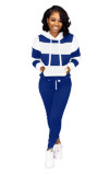 SC Plus Size Casual Sports Hooded Sweatshirts And Pants Suit OMY-5172