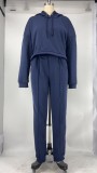 SC Casual Tracksuit Hoodie Two Piece Pants Set XMY-9289