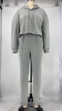 SC Casual Tracksuit Hoodie Two Piece Pants Set XMY-9289