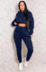 SC Casual Tracksuit Hoodie Two Piece Pants Set XMY-9289