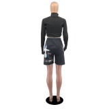 SC Fashion Printed Loose Casual Shorts YIBF-6039