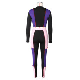 SC Casual Fitness Long Sleeve Tight Two Piece Sets ZSD-0377