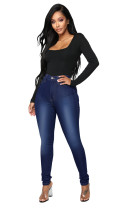 SC Plus Size Denim Skinny Pencil Jeans HSF-2044