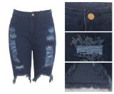 SC Denim Ripped Hole Jeans Shorts HSF-2075