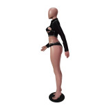 SC Sexy Long Sleeve Swimwear Bikinis Sets TR-1107