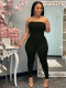 SC Solid Off Shoulder Tight Tube Jumpsuits WSM-5228