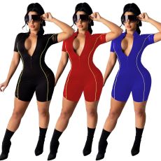 SC Fashion Sexy See-through Mesh Splice Rompers ML-7427