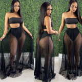 SC Sexy Tube Top+underpants+Mesh Skirt 3 Piece Sets CH-8162