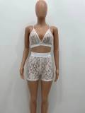 SC Sexy Fashion Lace Shorts Two Piece Sets XYKF-9272