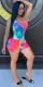 SC Sexy Tie Dye Backless One Piece Romper FOSF-8064