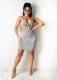 SC Sexy Spaghetti Strap Hollow Out Mini Dress NM-8349