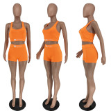 SC Casual Sports Tank Top And Shorts 2 Piece Sets ZNF-9055